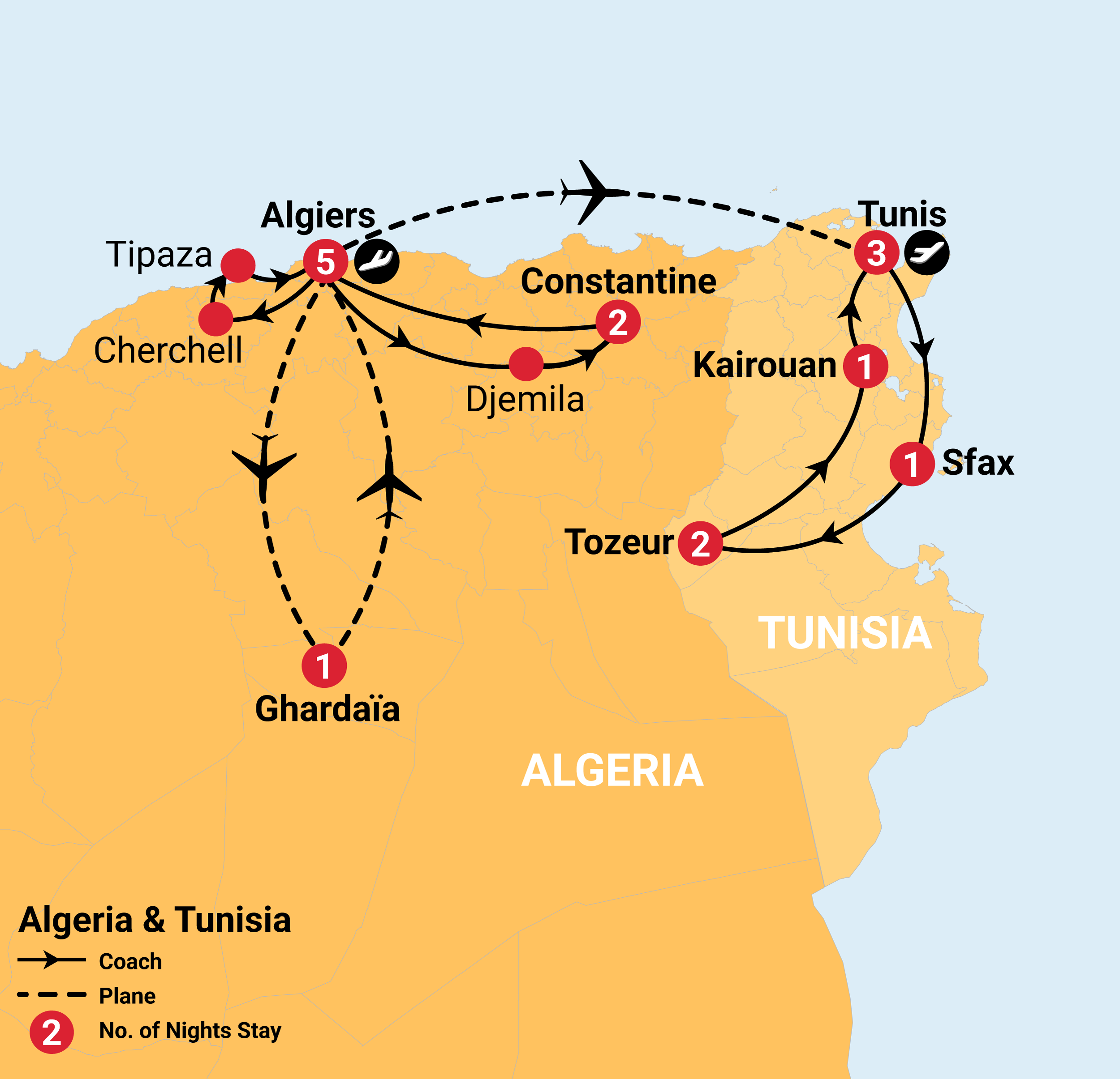 16 Day Algeria & Tunisia Uncovered - Overview
